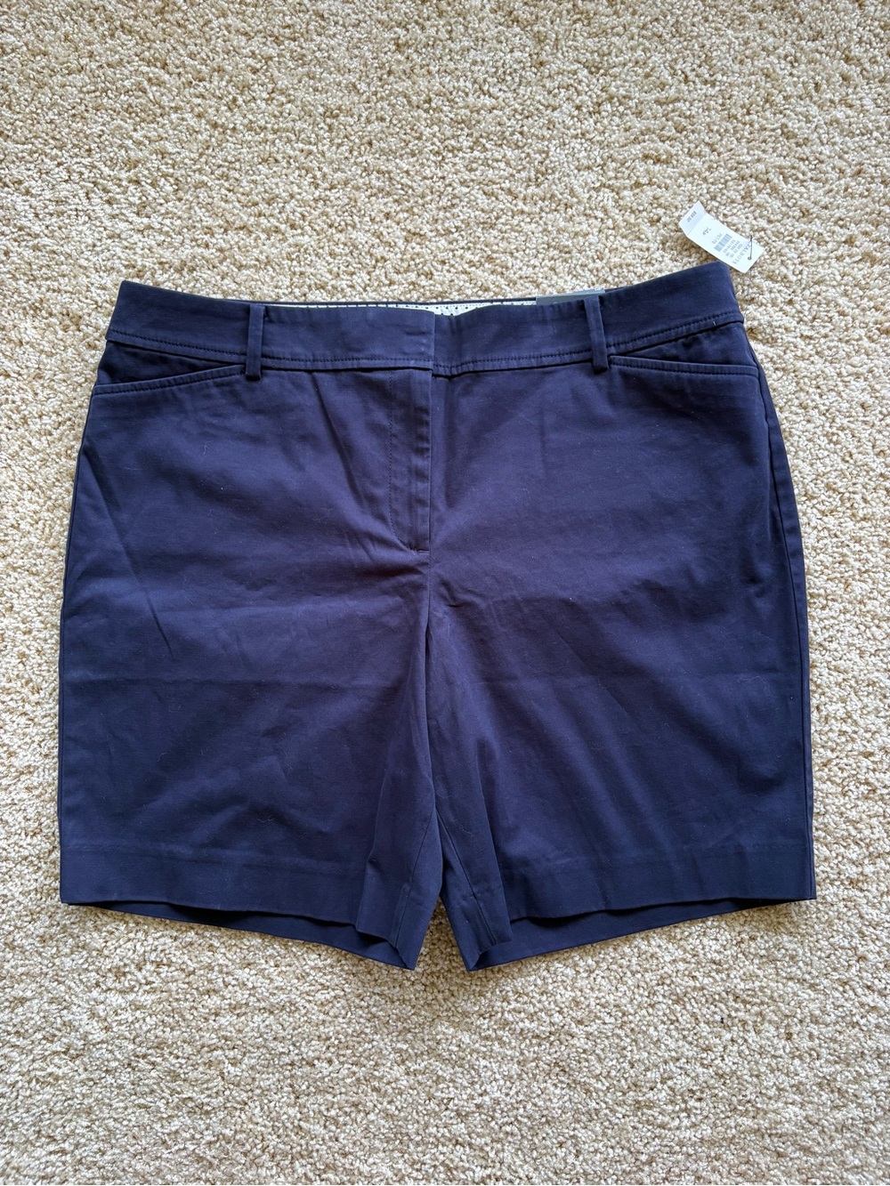 Talbots Perfect Short 7.5” Navy Stretch Shorts Women’s 14P Petite